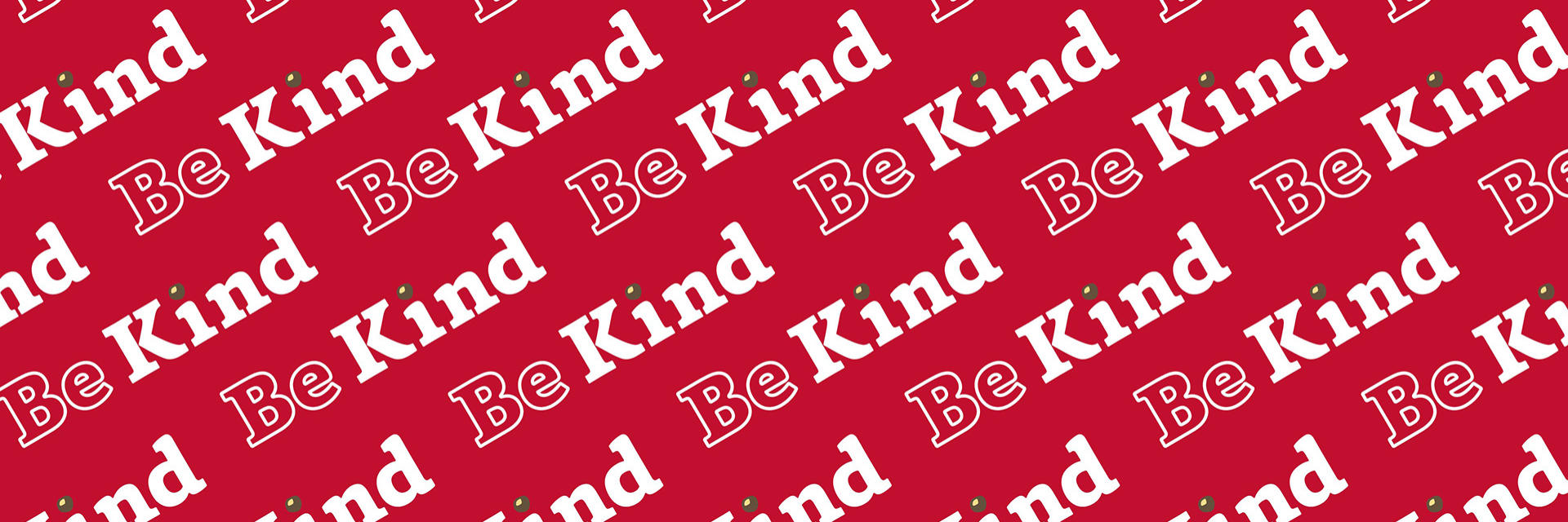 Red Zoom Background with words 'Be Kind'